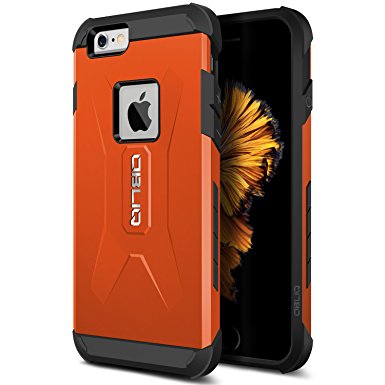 iPhone 6S Case, Obliq [Xtreme Pro][Orange] Heavy Duty Sturdy Bumper Soft PC TPU Shock Scratch Resist Protective Thin Slim Fit Armor Cover for Apple iPhone 6S (2015) & iPhone 6 (2014)