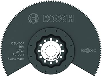 BOSCH OSL400F Starlock Oscillating Multi Tool Bi-Metal Segmented Saw Blade, 4",Grey