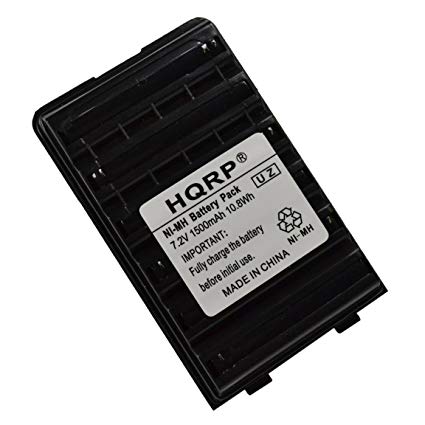 HQRP 1500mAh Two-way Radio Battery for YAESU/VERTEX VX-160 / VX-160V / VX-160U Replacement plus HQRP Coaster