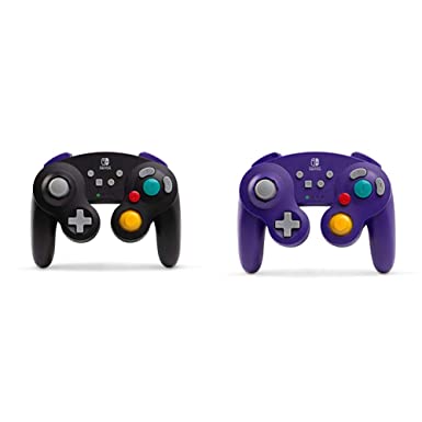 PowerA Wireless Controller for Nintendo Switch - GameCube Style Black - Nintendo Switch & Wireless Controller for Nintendo Switch - GameCube Style Purple - Nintendo Switch