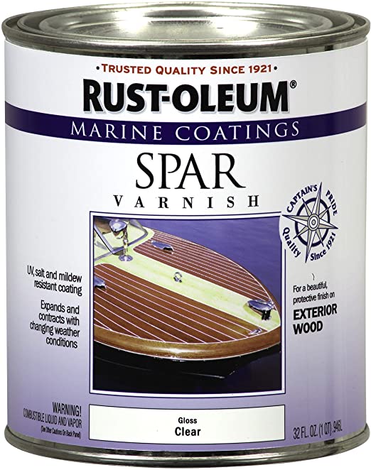 Rust-Oleum 207008 Marine Spar Varnish 1-Quart