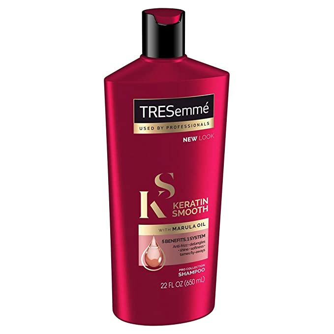 Tresemme Shampoo Keratin Smooth With Marula Oil 22 Ounce (650ml) (2 Pack)