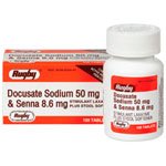 Docusate Sod & Senna 50/8.6mg 100ct. *Compare to Peri-Colace*