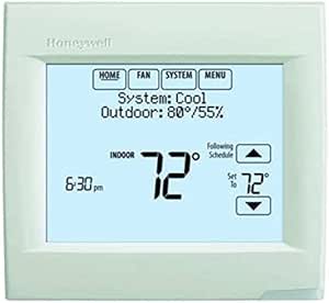Honeywell TH8110R1008 Vision Pro 8000 Touch Screen Single Stage Thermostat with Red Link Technology (Renewed)