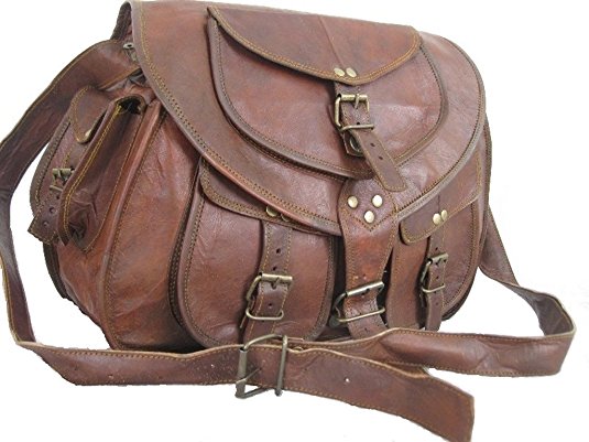 Phoenix Craft Women's Leather Purse Gypsy Bag Crossbody Women Handbag 16x12x5