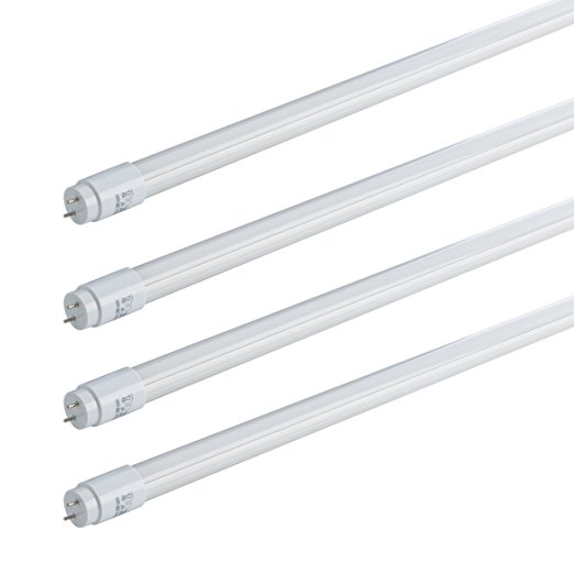 Luceco Ballast Compatible 4' T8 LED Tube 15W 1800 lm, 4 Piece