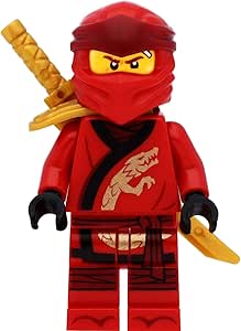 LEGO Ninjago Mini figurine Kai (Legacy) avec armure d'épaule et épées