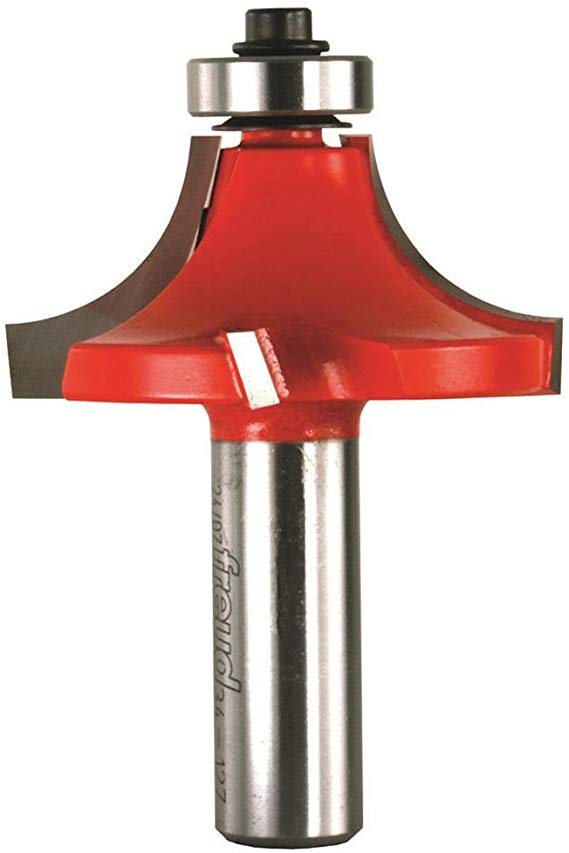 Freud  5/8" Radius Rounding Over Bit, 1/2" Shank (Quadra-Cut) (34-127)