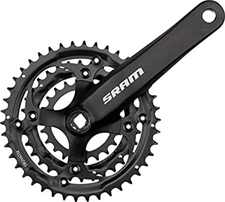 SRAM S600 Crankset - 3 x 8-speed, 175mm x 42-32-22T, Square Taper, Black