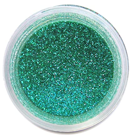 Teal Craft Glitter Dust | Shiny Blue-Green Glitter | Decoration Dust for Cake Accessories, DIY Crafting | Glitter Dust for Decoration | Brillantina | Sunflower Sugar Art