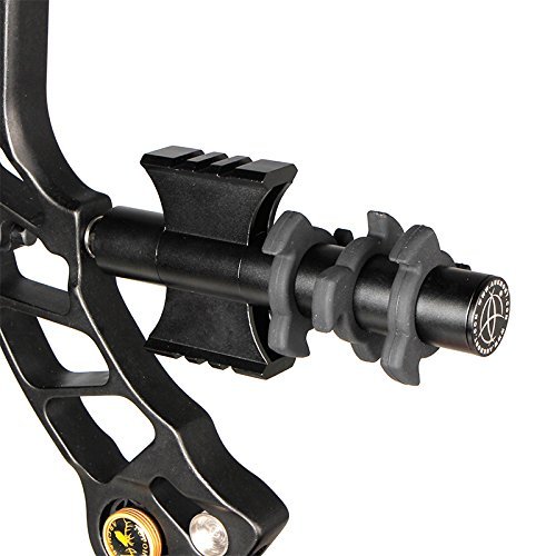 AUKMONT Unique Archery Stabilizers with Picatinny Rail for Tactical Flashlight Bow