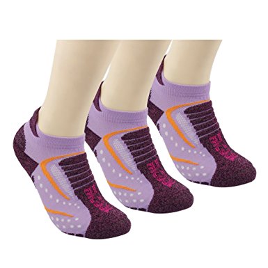 Facool Women's Coolmax Athletic Cushion Hiking Camping Running Walking Ankle Socks 3/6 Pairs