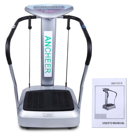 Ancheer Full Body Vibration Platform Fitness Massage Machine Exercise Trainer Plate 1000W