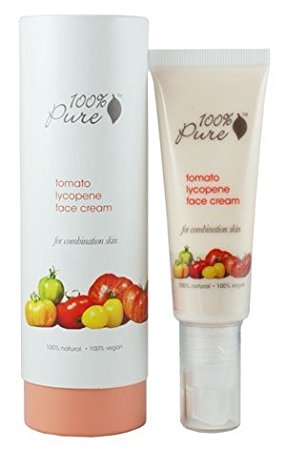 100% Pure: Tomato Lycopene Face Cream, 16 oz, Made with Antioxidants Specifically Found in Tomatoes to Nourish and Moisturize