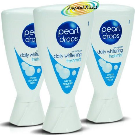 3x Pearl Drops Toothpolish Tooth Teeth Polish Freshmint
