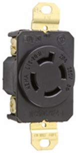 Legrand-Pass & Seymour L1520R Pass & Seymour Turnlok Single Receptacle 4W 20A 3P 250V