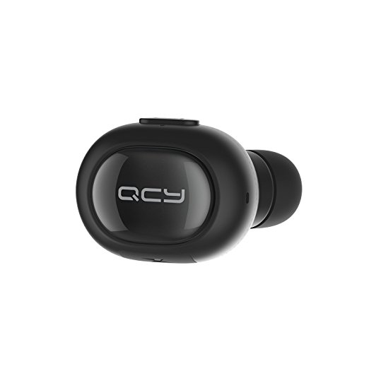 QCY Q26 Smart Ultra-Small Lightweight Mini V4.1 Bluetooth Car Headset Wireless Invisible Earphone Mobile iPhone Samsung LG HTC Motorola iPad (Black)
