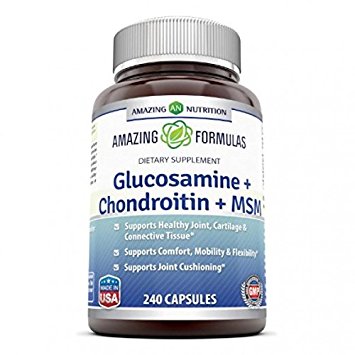 Amazing Formulas Glucosamine   Chondroitin   MSM - 240 Capsules