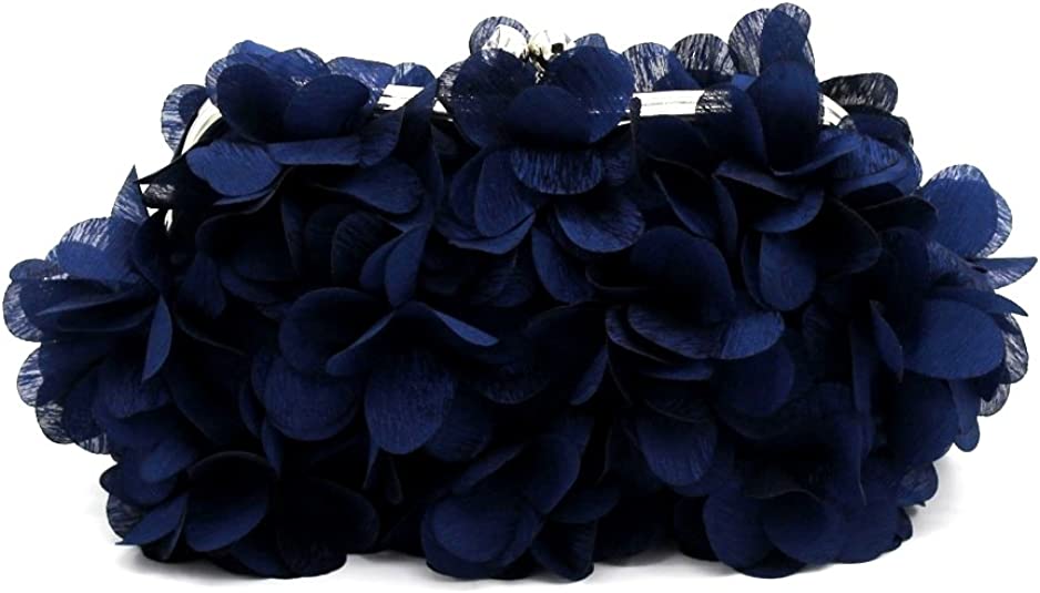 Kingluck Flower Design Satin and Silk Women Wedding Brial Clutch Bag/evening Handbags