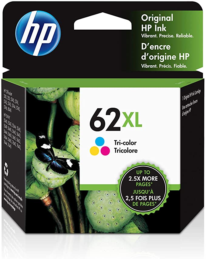 HP 62XL | Ink Cartridge | Tri-color | C2P07AN