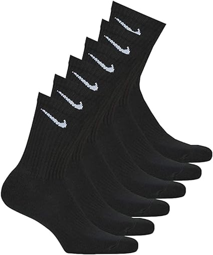 Nike Men's Dri-Fit Training Cotton Cushioned Crew Socks (6 Pair)