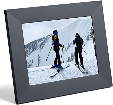 Aura Digital Photo Frame, 10” HD Display New 2019, 2048 x 1536 Resolution with Free Cloud Storage, Oprah's Favorite Things List 2x, Sawyer Shale WiFi Picture Frame