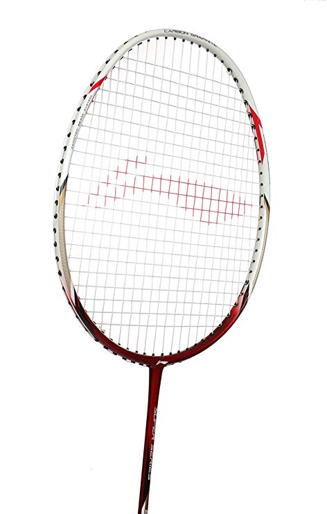 Li Ning Badminton Racket Super Series Player Edition Carbon Graphite Racquet 78  GMS Professional High Grade Shaft with Padded Badminton Cover