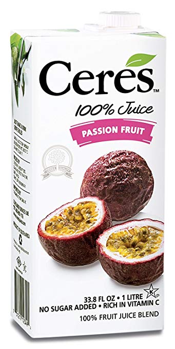 Ceres 100% Fruit Juice Blend, Passion Fruit, 33.8 Ounce (Pack of 3)