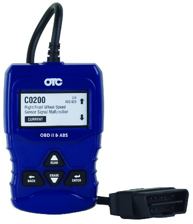 OTC Tools 3208 OBD II and ABS Scan Tool with Enhanced Engine and Transmission Codes