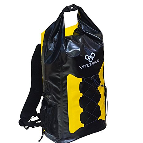 30L Dry Bag Waterproof Backpack for Men. Perfect for Water Sports Beach Marine Kayaking Boating Rafting Fishing Hiking Snowboarding Camping - Great for Camping Accessories