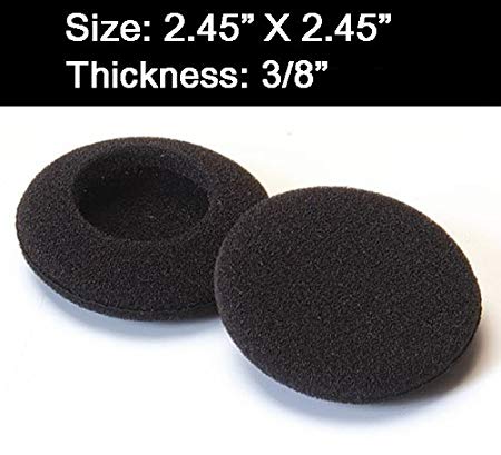Earpads, ear pads, ear cushion Replacement for headset, Compatible with Sennheiser, Audio-Technica, Sony MDR-G45LP, MDR-G55LP, MDR-G410LP, MDR-G101LP, MDR-G42LP, DR-220DPV, etc. (Packaged 2 pair (4 pieces)) T012