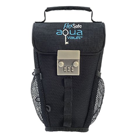 FlexSafe by AquaVault- Portable Outdoor Safe/ Packable Travel Vault. The Flexible Anti-Theft Safe with Combination Lock and Magnetic Closure Flap- As Seen On Shark Tank