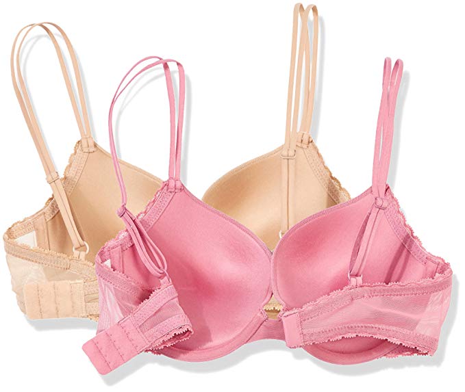 Madeline Kelly Women's Mesh 2 Pack Push up Bra