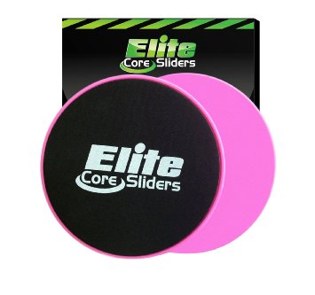 Elite sportz equipment Dual Sided Gliding Discs, 2 Core Sliders