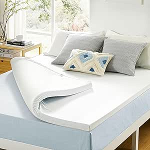 Best Price Mattress 3 Inch Gel Memory Foam Mattress Topper with Cover, CertiPUR-US Certified, Queen