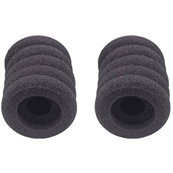 Bingle Ear Cushions Foam Doughnut Replacement for Plantronics Supra Plus Encore and Most Standard Size Office Telephone Headsets H251 H251N H261 H261N H351 H351N H361 H361N (10 Pack) (BEC-DN10)