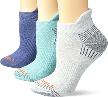 Merrell Women's Repreve Cushioned Low Cut Tab Socks 3 Pair