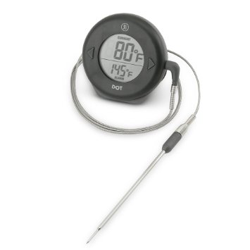 ThermoWorks DOT Professional Probe Style Alarm Thermometer with Pro-Series High Temp probe (Black)