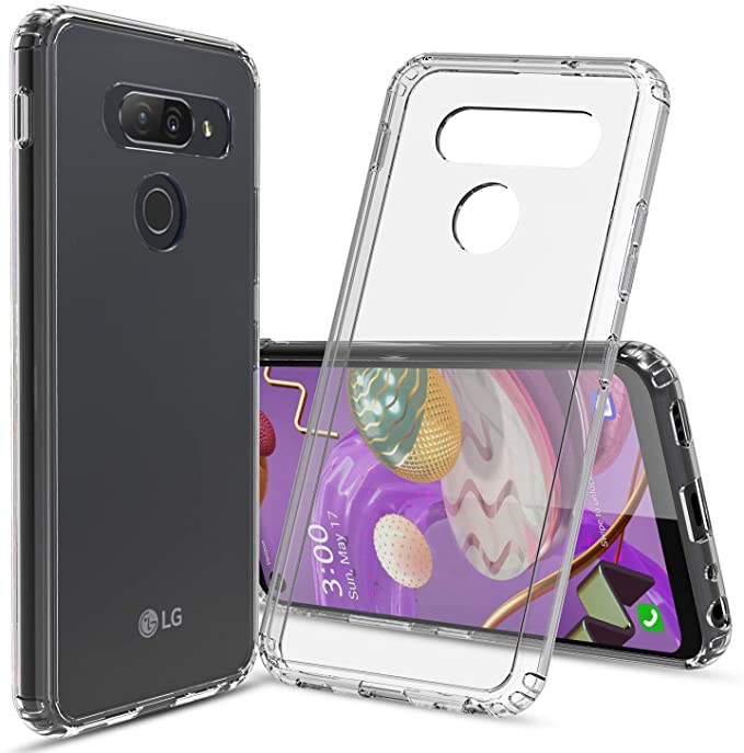 Cbus Wireless Crystal Clear Phone Case Cover for LG Q70 — Drop Tested Protection