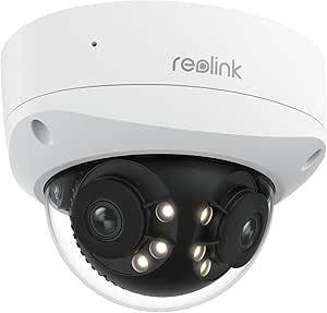 REOLINK Duo 3V PoE, 16MP UHD Dual-Lens PoE Security Camera with 180° Panoramic, Motion Track, Color Night Vision, Smart Detection, 2 Way Talk, IK10 Vandal-Proof, IP67 Weatherproof, No PT Supported