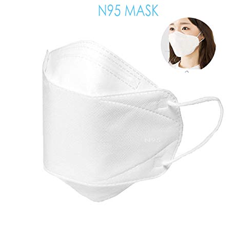 1 Pcs Disposable 3-Ply Face Mask N95 Respirator Mask FFP2 sanitary Mask Dust-proof Air Filter Mouth Mask Medical Surgical Dental Masks Anti-Infection Safety Mask