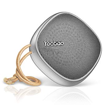 Portable Bluetooth Speaker V4.2, Yoobao Wireless Speaker with Built in Mic, 10-Hour Playtime, 33 ft Bluetooth Range Compatible iPhone, Samsung, Home, Outdoors, Party, Travel and More - Gray