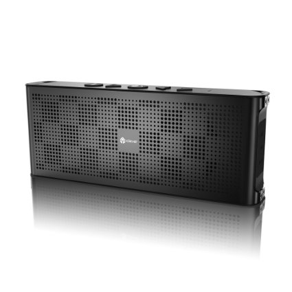 iClever Wireless Speakers with Enhanced Bass Dual 10W Driver Portable Bluetooth Speaker,Gray