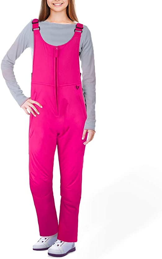 Ohuhu Women's Essential Insulated Snow Bibs Overalls Ladies Ski Bibs Pants