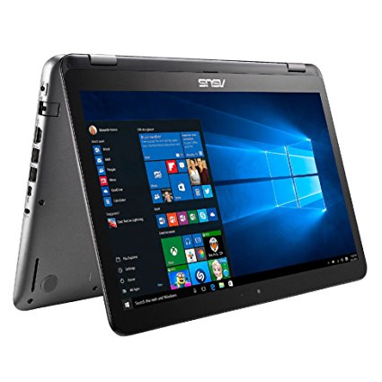 2017 ASUS 15.6" Premium Flagship Convertible 2-in-1 FHD LED Back-lit Touch Screen Notebook, Intel i5-6200U up to 2.8GHz, 6GB DDR4, 1TB HDD, USB 3.1, HD Webcam, Bluetooth, Windows 10