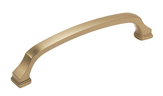 Amerock BP55347BBZ Revitalize 6-5/16 in (160 mm) Center-to-Center Golden Champagne Cabinet Pull