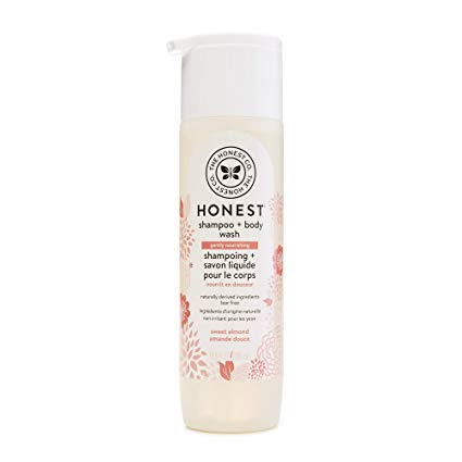 The Honest Company Gently Nourishing Shampoo & Body Wash, Sweet Almond, 10 Fluid Ounce