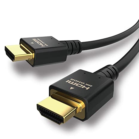 8K 48Gbps Certified Ultra High Speed HDMI 2.1 Cable 1.5m/4.9ft Compatible over Ethernet with Xbox, Blu-ray, TV Roku, Apple TV (DH-HD21E15BK)