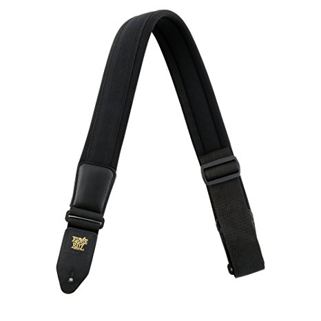 Ernie Ball 4144 Comfort Collection Neoprene Guitar Strap, Black