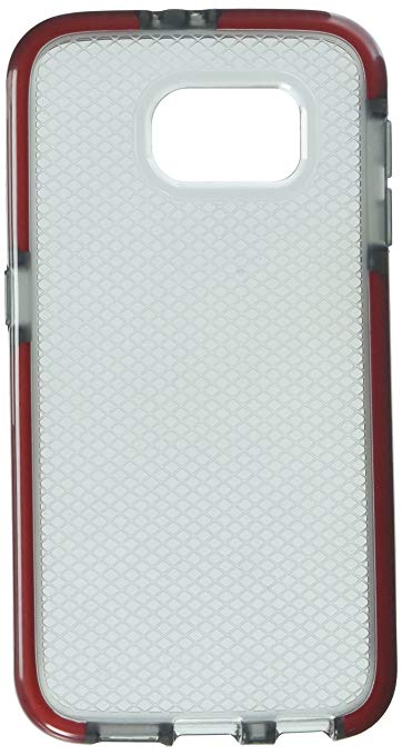 Tech21 - Evo Check Case for Samsung Galaxy S6 Cell Phones - Smokey/Red